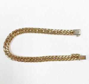 Thick Hollow Curb Bracelet