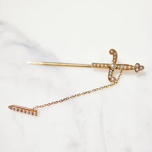 Antique Sword Stick Pin