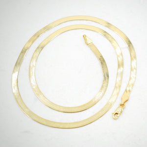 10k Herringbone Necklace