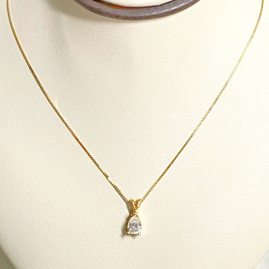.50ctw Pear Diamond Necklace