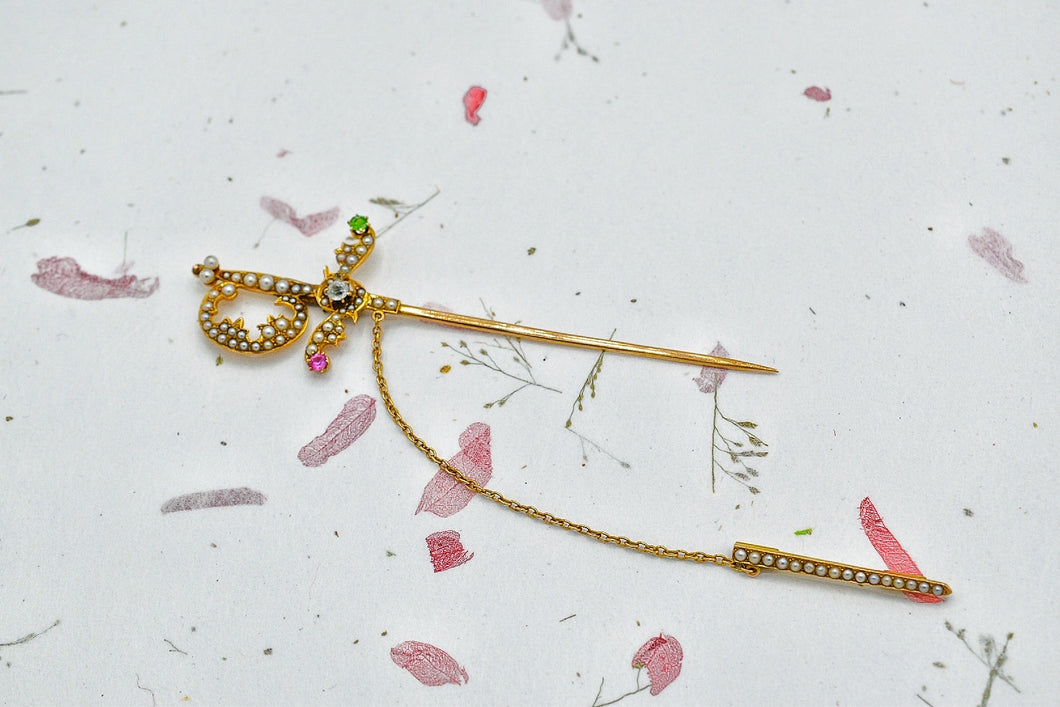 Sword with Seed Pearls