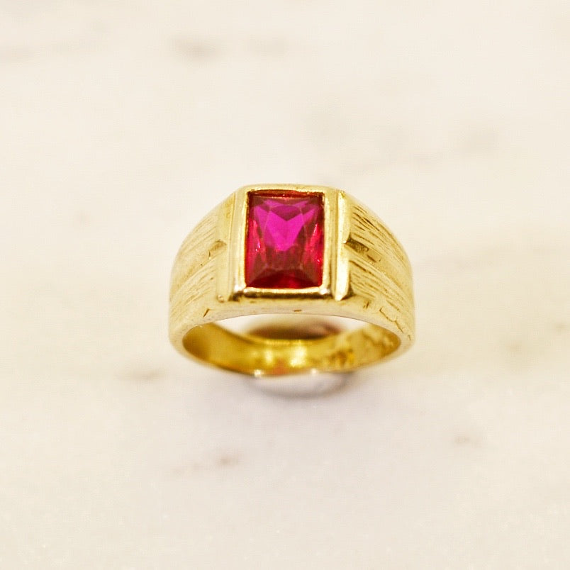 Lil’ Ruby Pinky Ring